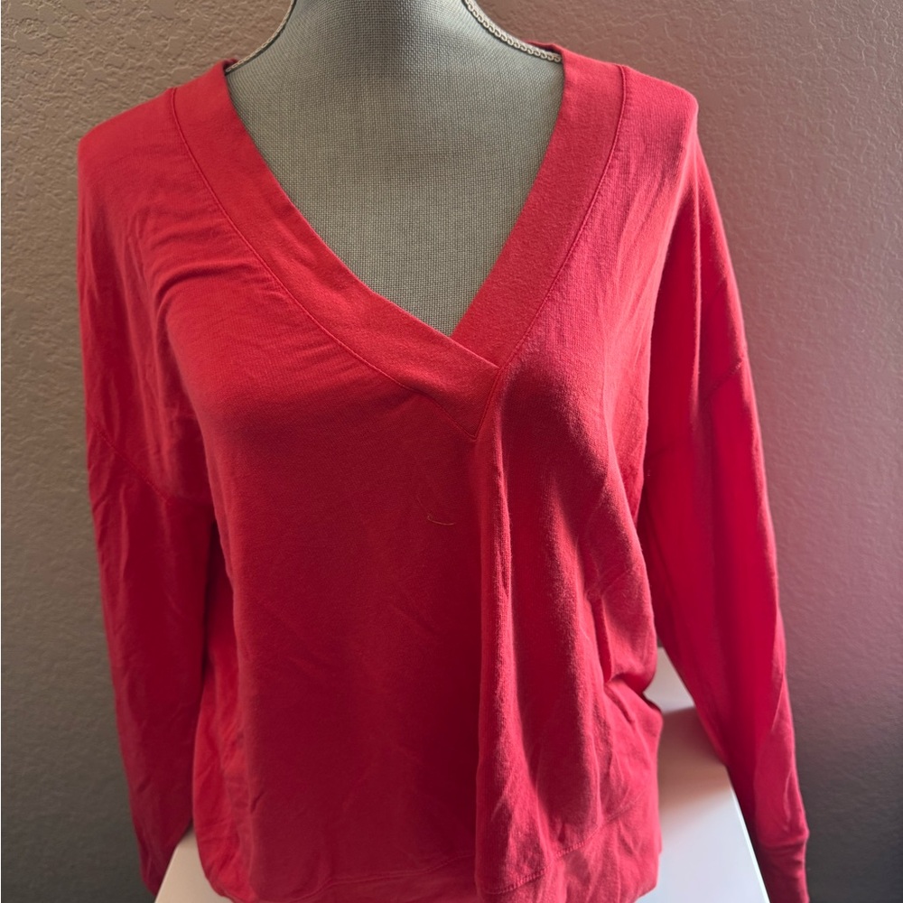 Rag & Bone Vibrant Red Knit Top